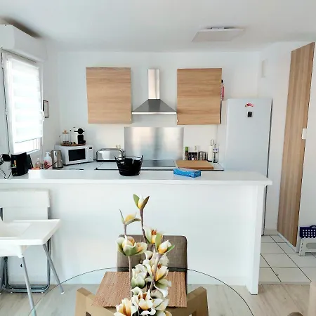 Cosy 1, 2 Chambres, 6 Personnes, 3 Min Gare, Parking Prive