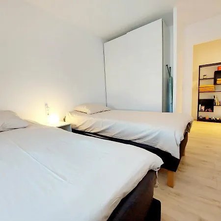 Cosy 1, 2 Chambres, 6 Personnes, 3 Min Gare, Parking Prive